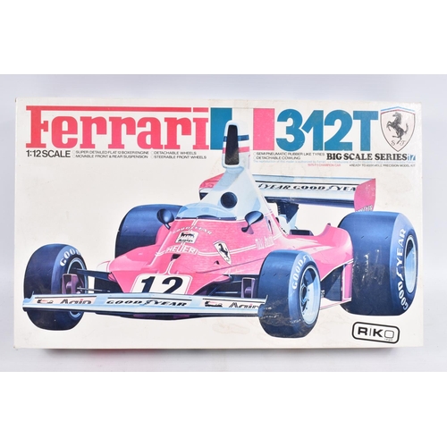 145 - TWO UNBUILT TAMIYA 1:12 SCALE KITS, the first a TEXACO Marlboro M23 Big Scale 14 set, kit no. BS1216... 