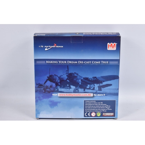 147 - SIX BOXED HOBBY MASTER AIR POWER SERIES DIECAST MODEL AIRCRAFTS, the first is a limited edition 1:48... 