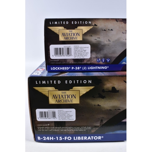 168 - TWO BOXED CORGI LIMITED EDITION AVIATION ARCHIVE WAR IN EUROPE 1939-1945 1:72 SCALE DIECAST MODEL AI... 