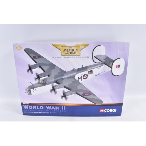 176 - TWO BOXED CORGI LIMITED EDITION AVIATION ARCHIVE 1:72 SCALE DIECAST MODEL AIRCRAFTS, the first is a ... 