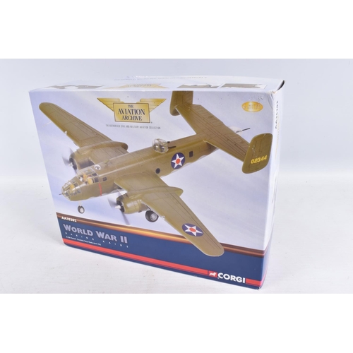 176 - TWO BOXED CORGI LIMITED EDITION AVIATION ARCHIVE 1:72 SCALE DIECAST MODEL AIRCRAFTS, the first is a ... 