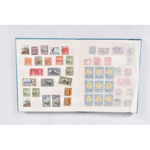 366 - MAINLY USED STAMP COLLECTION IN FIVE ALBUMS WITH STRENGTH IN GB, COMMONWEALTH AND FRANCE