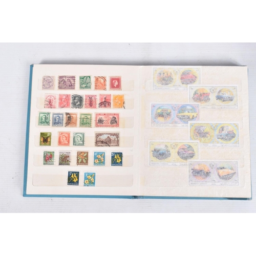 366 - MAINLY USED STAMP COLLECTION IN FIVE ALBUMS WITH STRENGTH IN GB, COMMONWEALTH AND FRANCE