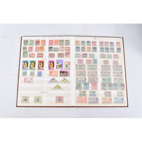 366 - MAINLY USED STAMP COLLECTION IN FIVE ALBUMS WITH STRENGTH IN GB, COMMONWEALTH AND FRANCE