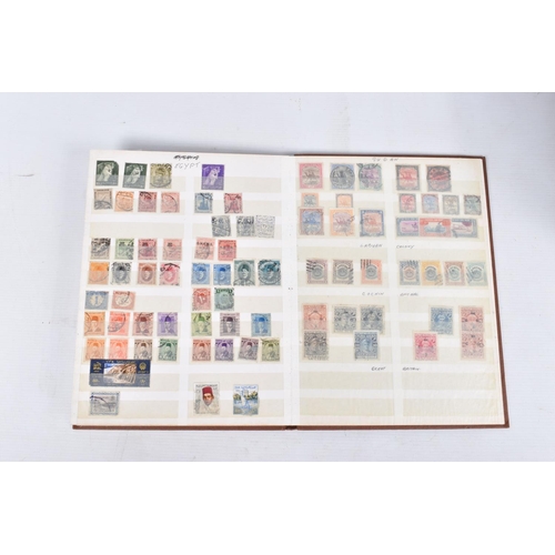 366 - MAINLY USED STAMP COLLECTION IN FIVE ALBUMS WITH STRENGTH IN GB, COMMONWEALTH AND FRANCE