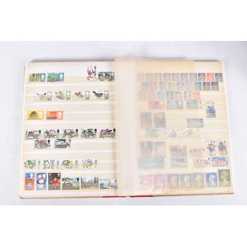 366 - MAINLY USED STAMP COLLECTION IN FIVE ALBUMS WITH STRENGTH IN GB, COMMONWEALTH AND FRANCE