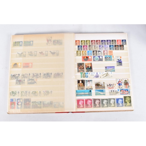 366 - MAINLY USED STAMP COLLECTION IN FIVE ALBUMS WITH STRENGTH IN GB, COMMONWEALTH AND FRANCE