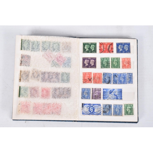 366 - MAINLY USED STAMP COLLECTION IN FIVE ALBUMS WITH STRENGTH IN GB, COMMONWEALTH AND FRANCE