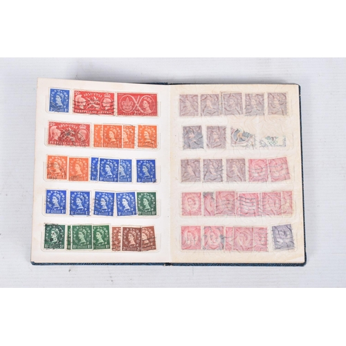 366 - MAINLY USED STAMP COLLECTION IN FIVE ALBUMS WITH STRENGTH IN GB, COMMONWEALTH AND FRANCE