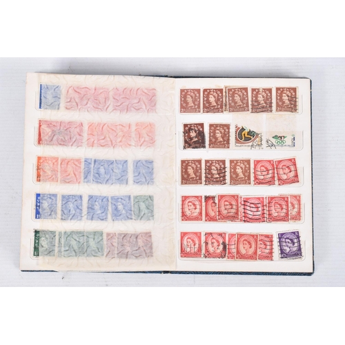 366 - MAINLY USED STAMP COLLECTION IN FIVE ALBUMS WITH STRENGTH IN GB, COMMONWEALTH AND FRANCE