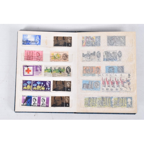 366 - MAINLY USED STAMP COLLECTION IN FIVE ALBUMS WITH STRENGTH IN GB, COMMONWEALTH AND FRANCE