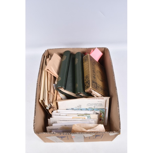 367 - TWO BOXES OF STAMPS WITH AN ACCUMULATION OF COMMERCIAL MAIL FROM 1960's & 70's, we also mint  GB in ... 