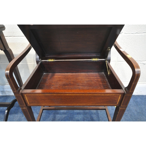 1204 - A 20TH CENTURY MAHOGANY FOLD OVER GAMES TABLE, the fold over top enclosing a green baize, with a sin... 