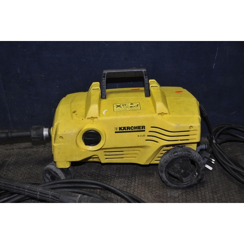 1071 - A KARCHER K2.20 JET WASH with lance and patio head (PAT pass and working)