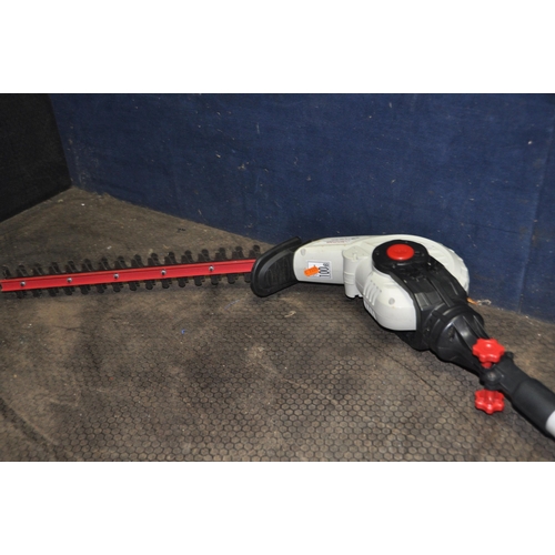 1091 - AN ECKMAN ETHT3 TELESCOPIC HEDGE TRIMMER 160cm long unextended, a Florabest electric chain saw (oil ... 