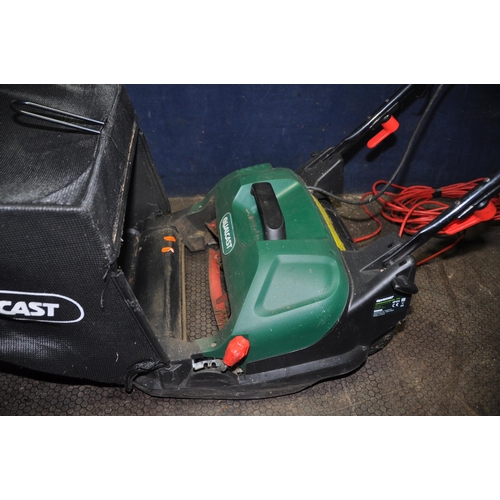 1108 - A QUALCAST SCM32A ELECTRIC CYLINDER MOWER with grass box (PAT pass and working)