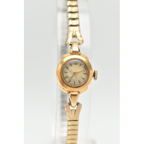 43 - TWO LADIES WRISTWATCHES, the first a hand wound movement, round dial, baton markers, Arabic numeral ... 