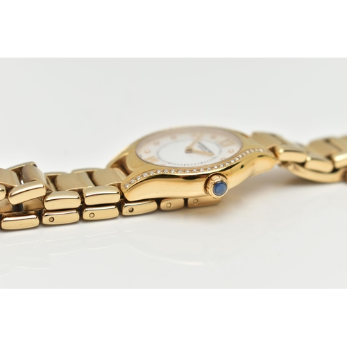 60 - A LADIES 'RAYMOND WEIL GENEVE' WRISTWATCH, quartz movement, round mother of pearl dial signed 'Raymo... 