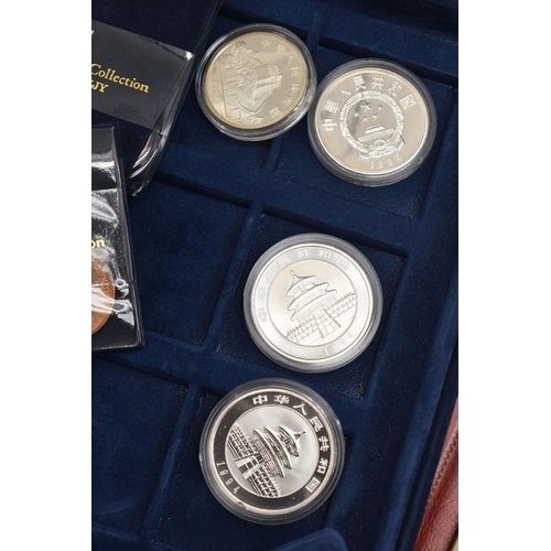 157 - TWO WESTMINSTER BOX COLLECTION OF HISTORIC GREAT BRITISH COINS AND CHINA COINS, to include a 1900 Tr... 