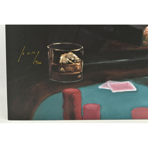 316 - VINCENT KAMP (BRITISH CONTEMPORARY) 'ANTOINE'S LAST MOVE', a signed limited edition print depicting ... 