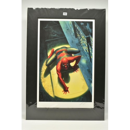 318 - ALEX ROSS FOR MARVEL COMICS (AMERICAN CONTEMPORARY) 'THE SPECTACULAR SPIDERMAN', a signed limited ed... 