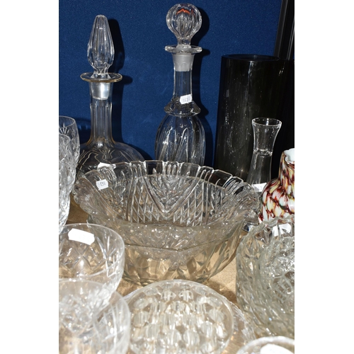 373 - A QUANTITY OF WEBB CORBETT CRYSTAL AND OTHER GLASSWARE, comprising a set of six 'Georgian' pattern s... 