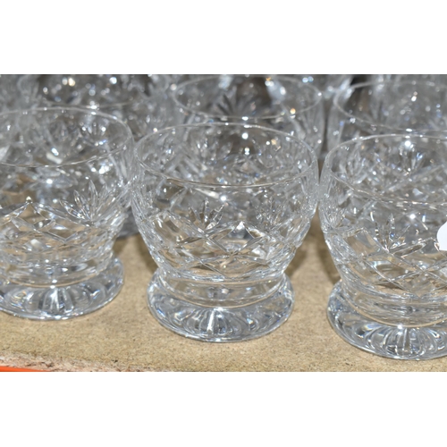 373 - A QUANTITY OF WEBB CORBETT CRYSTAL AND OTHER GLASSWARE, comprising a set of six 'Georgian' pattern s... 