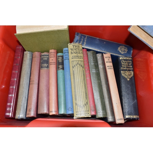 404 - FIVE BOXES OF BOOKS, approximately seventy titles in hardback format, to include antiquarian and vin... 