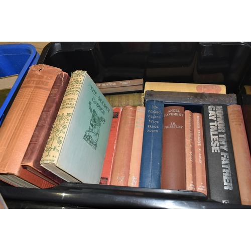 404 - FIVE BOXES OF BOOKS, approximately seventy titles in hardback format, to include antiquarian and vin... 