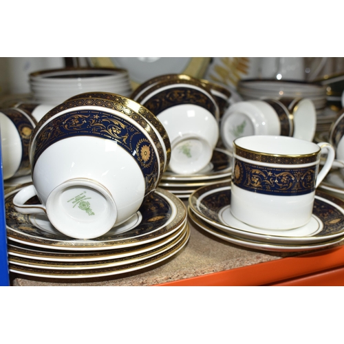 421 - A GROUP OF ASSORTED DINNER WARES, comprising a Royal Doulton Dorchester H5148 part dinner service, o... 