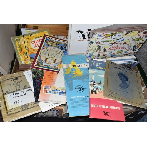 459 - THREE BOXES OF TRAVEL EPHEMERA to include two boxes of Photographic Slides (1000's) from the UK and ... 