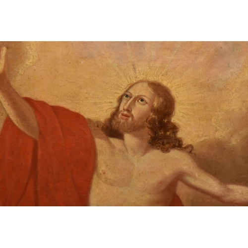 516 - AFTER GASPER De CRAYER, 'THE RESURRECTION OF CHRIST', a 19th century depiction of Jesus gazing towar... 