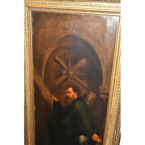 517 - FRANK ALBERT PHILLIPS (ACTIVE CIRCA 1849-1913) St PETER AND St ANDREW, two oils on canvas depicting ... 