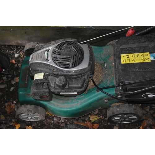 1007 - A QUALCAST 41CM SELF PROPELLED PETROL LAWNMOWER (condition report: engine turns, untested any furthe... 