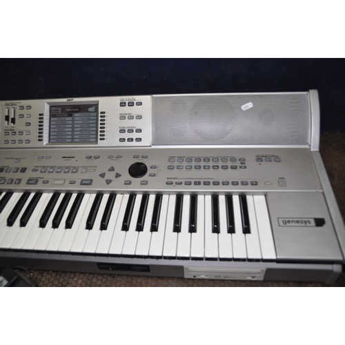 1053 - A GEM GENESYS DIGITAL KEYBOARD with two single pedals and manual (PAT pass and working) (Condition R... 