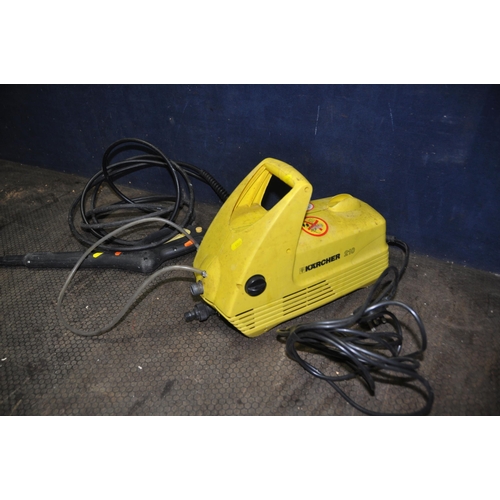 1065 - A KARCHER 210 PRESSURE WASHER with lance (PAT pass and working)