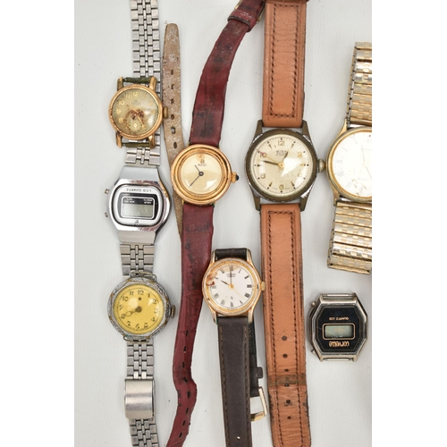 108 - ASSORTED WRISTWATCHES, to include a gents 'Systema 17 Jewels, Extra-Flat Incabloc' manual wind watch... 