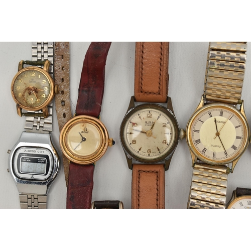 108 - ASSORTED WRISTWATCHES, to include a gents 'Systema 17 Jewels, Extra-Flat Incabloc' manual wind watch... 