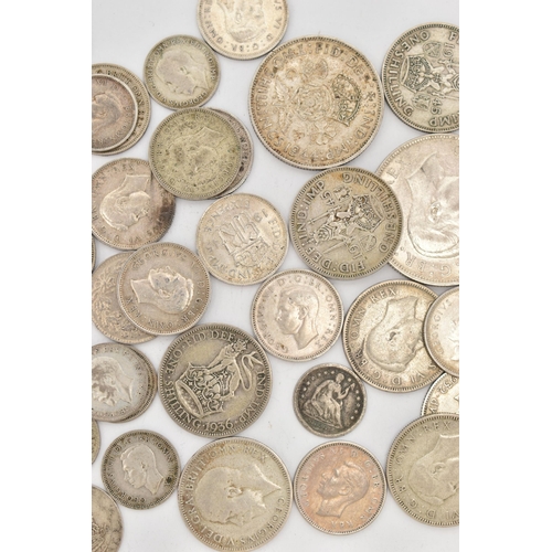 118 - APPROX 180 GRAMS OF PRE 1947 SILVER COINS