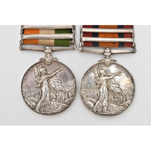 128 - BOER WAR MEDALS, Awarded to 'SAPr J. Mc Queen R.E 4388' to include Queen's South Africa Medal, two c... 