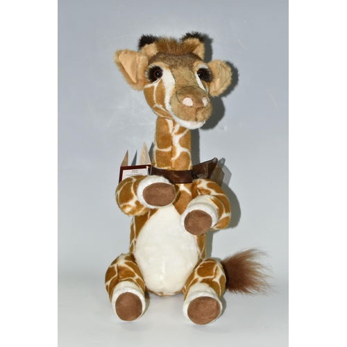 301 - A CHARLIE BEARS 'REECH' GIRAFFE SOFT TOY, no CB161638, designed by Isabelle Lee, fully jointed, with... 