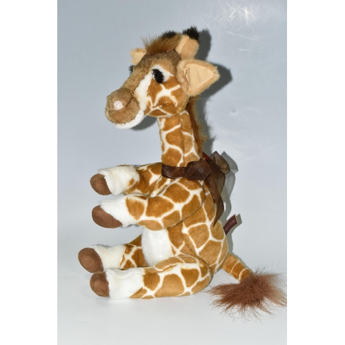 301 - A CHARLIE BEARS 'REECH' GIRAFFE SOFT TOY, no CB161638, designed by Isabelle Lee, fully jointed, with... 