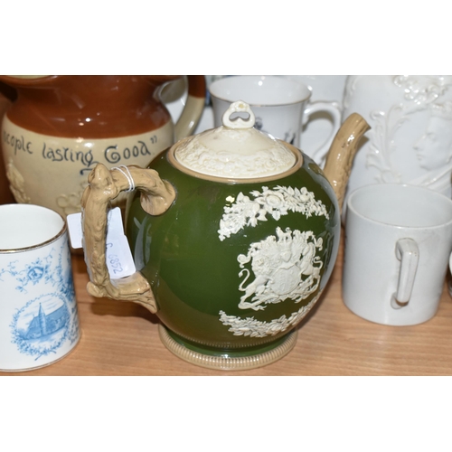 326 - A GROUP OF QUEEN VICTORIA COMMEMORATIVE CERAMICS, produced to celebrate her Diamond Jubilee in 1897,... 