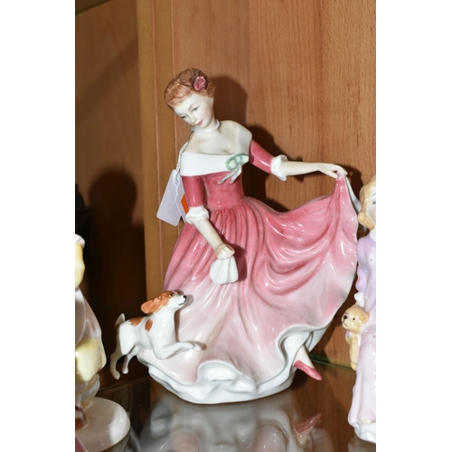 339 - ELEVEN ROYAL DOULTON FIGURINES, comprising My Best Friend HN3011 (tiny nibbles to flower petals), Go... 