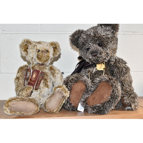 355 - THREE CHARLIE BEARS, comprising 'Burma' CB171718, 'Guy' CB125003, designed by Isabelle Lee, together... 