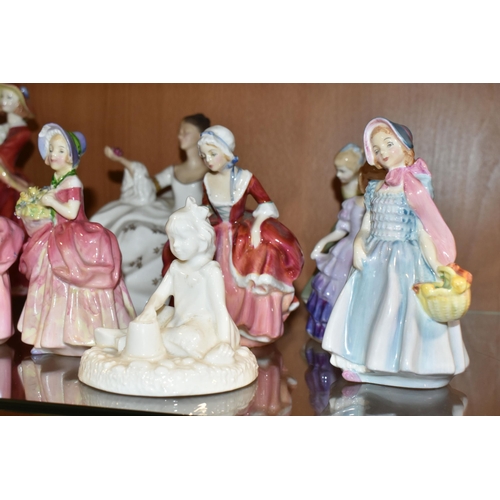 358 - A COLLECTION OF ROYAL DOULTON LADIES, comprising the Prestige figure of The Year 2008 'Lady Victoria... 