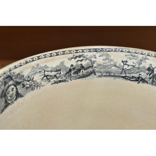 367 - PUGILIST INTEREST: AN EARLY 19TH CENTURY POTTERY LOVING CUP COMMEMORATING THE BOXERS SPRING AND LANG... 