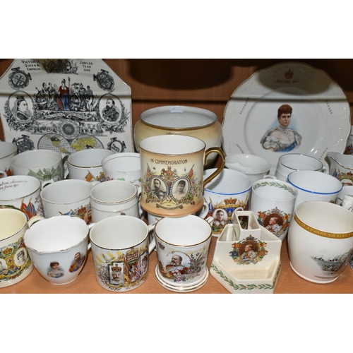 376 - A LARGE COLLECTION OF ROYAL COMMEMORATIVES, comprising a mug designed by Dame Laura Knight May 1937,... 