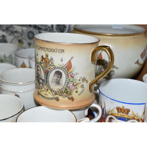 376 - A LARGE COLLECTION OF ROYAL COMMEMORATIVES, comprising a mug designed by Dame Laura Knight May 1937,... 