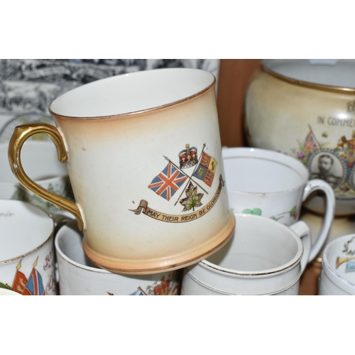 376 - A LARGE COLLECTION OF ROYAL COMMEMORATIVES, comprising a mug designed by Dame Laura Knight May 1937,... 